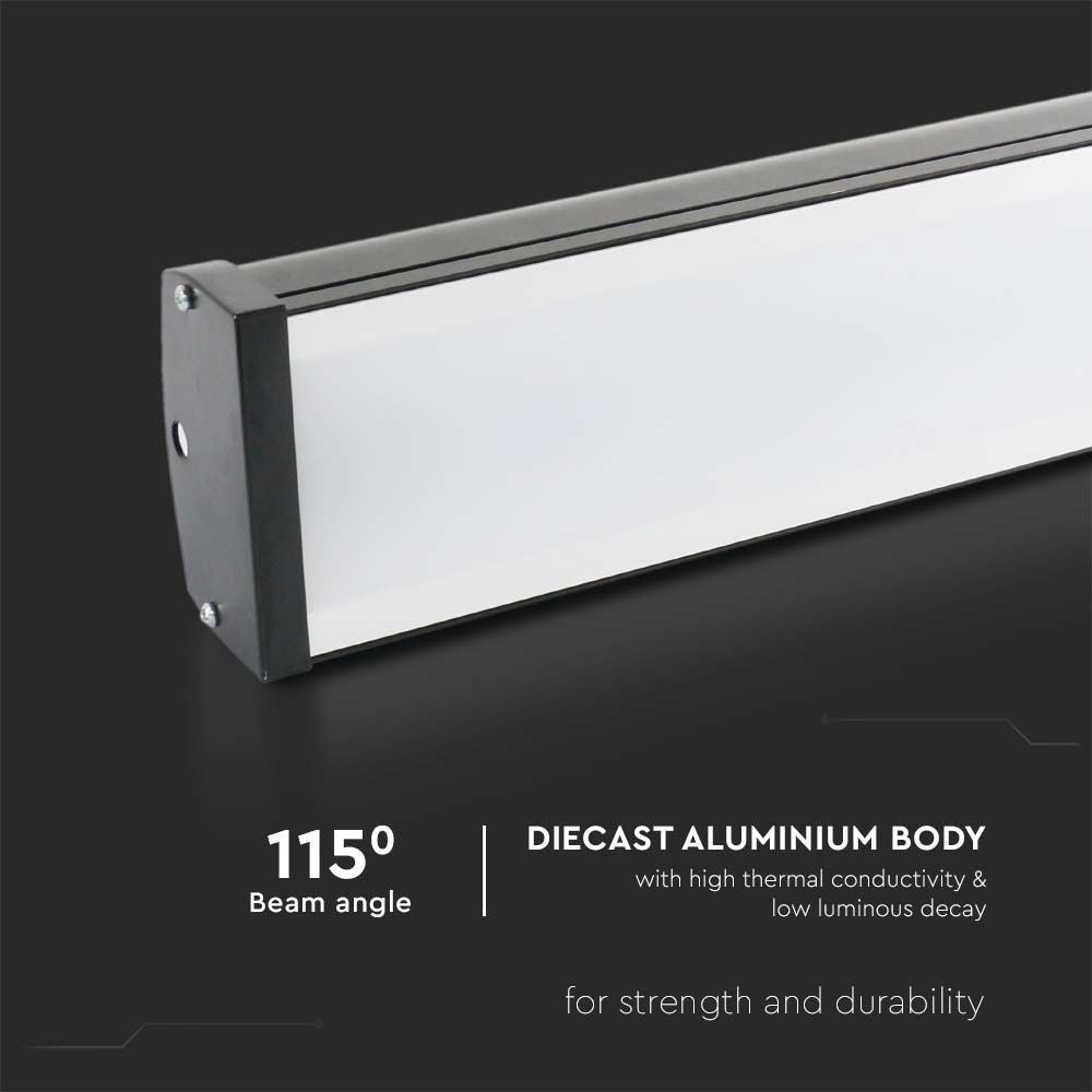 V-Tac 100W LED høj bay Linear - IP54, 87lm/w, 8700lm, RA70, 230V, hvid.