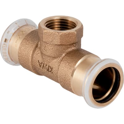 18 x 1/2"  x 18 mm Tee CU muffe/muffe Mapress