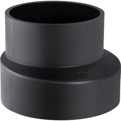 110 x 75 mm Reduktion excentrisk sort PEH Geberit
