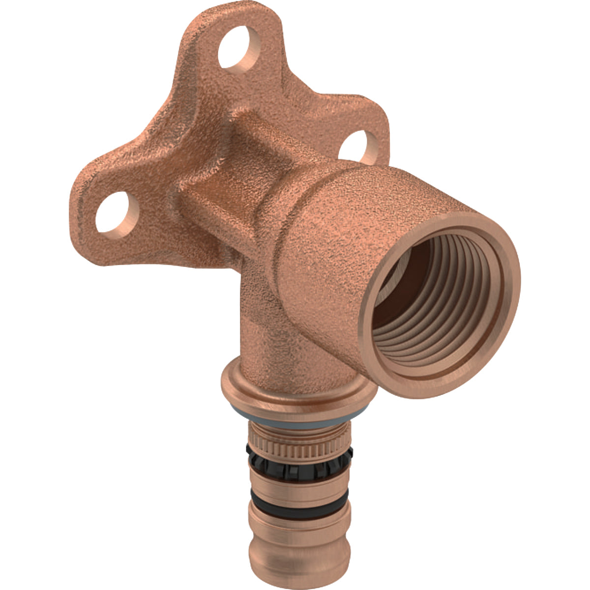 1/2" x 16 mm Dækvinkel kort model RG Mepla