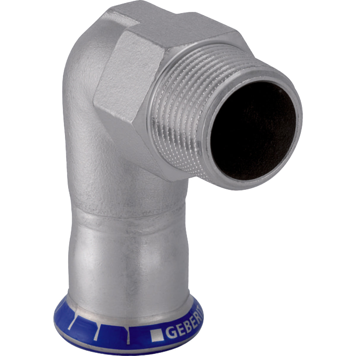 22mm x 3/4" vinkel muf/nip Mapress RF