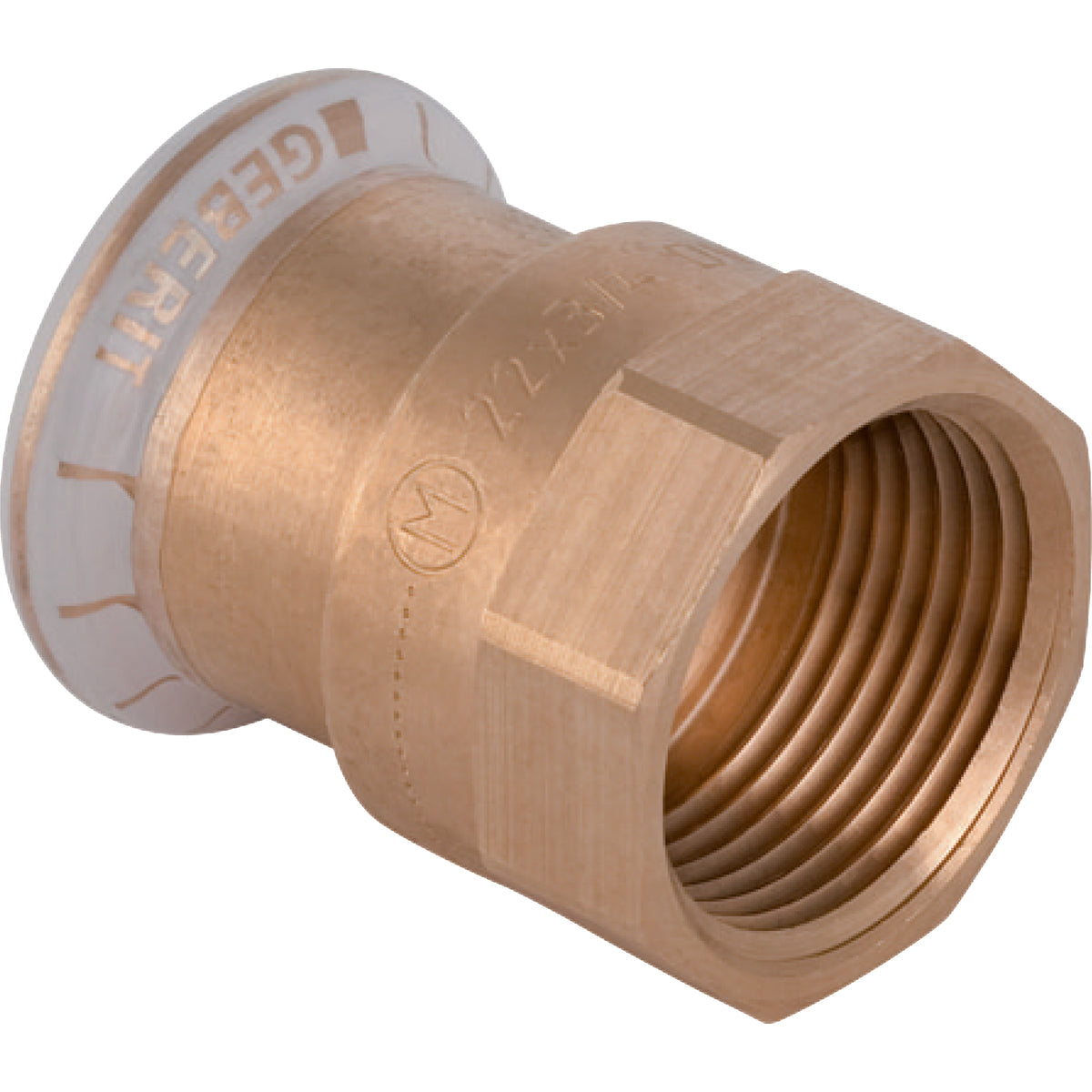 15 mm x 1/2" Overgang CU muffe/muffe Mapress