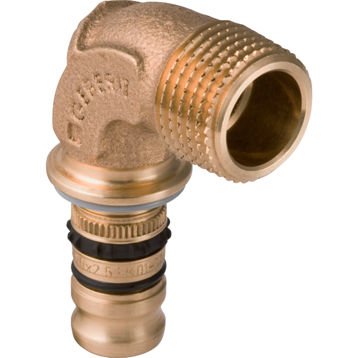 26 mm x 1" Overgangsvinkel nippel Mepla