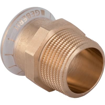 15 mm x 1/2" Overgang CU muffe/nippel Mapress