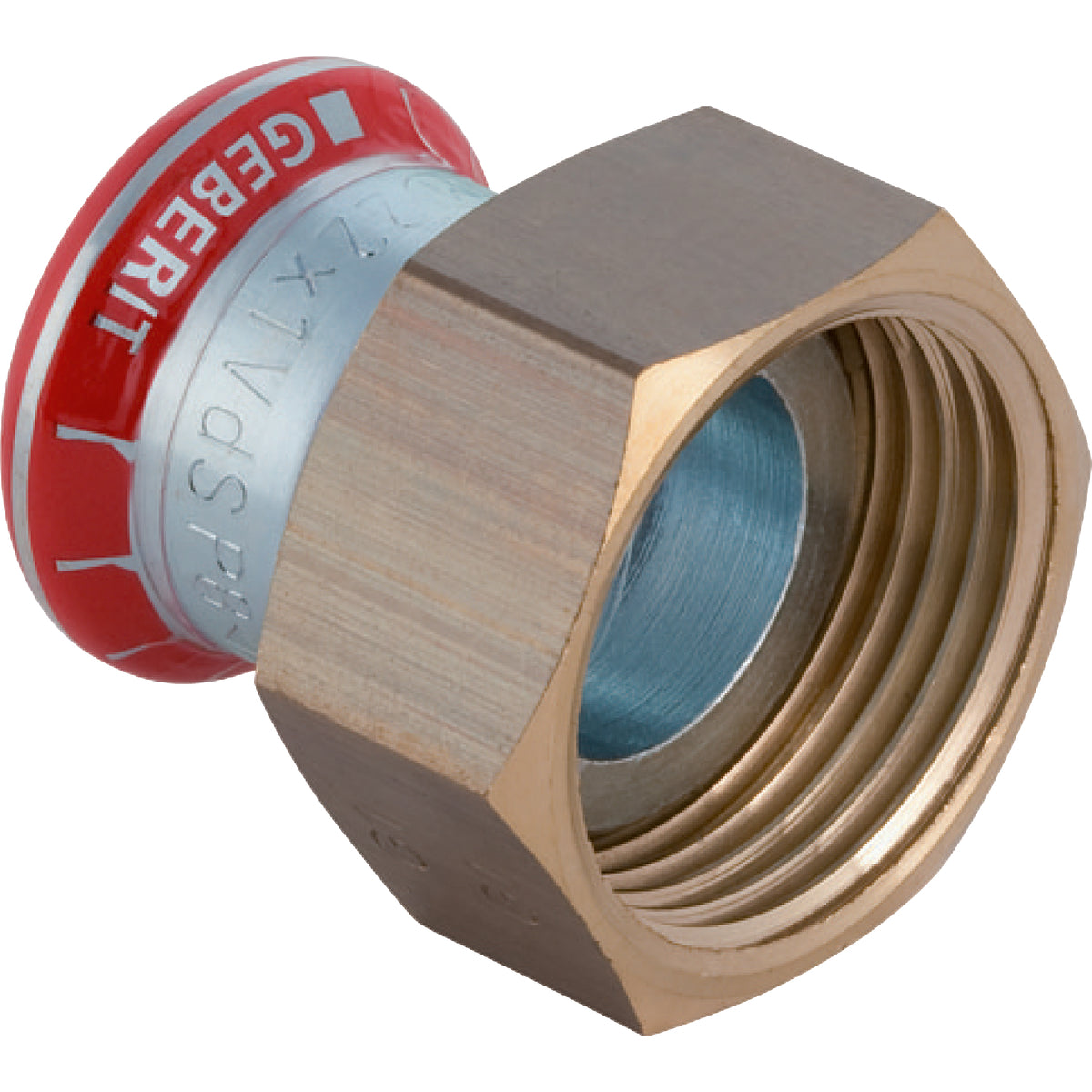 Geberit Mapress FZ Overgang med omløber 28mm x 1.1/4", muffe/muffe