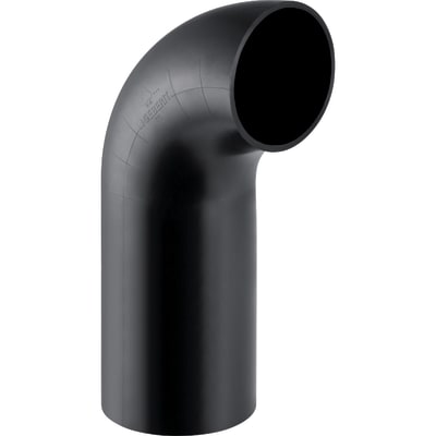 75 mm x 90° Bøjning sort PEH Geberit