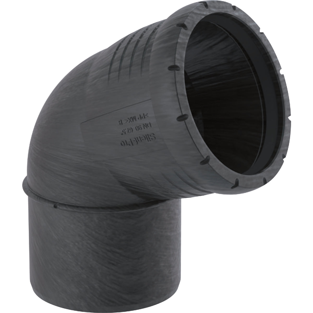 Silent-Pro bøjning 67.5° 90MM