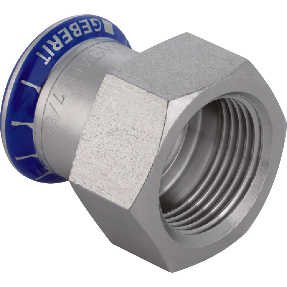 18mm x 3/4" overgang muf/muf Mapress RF