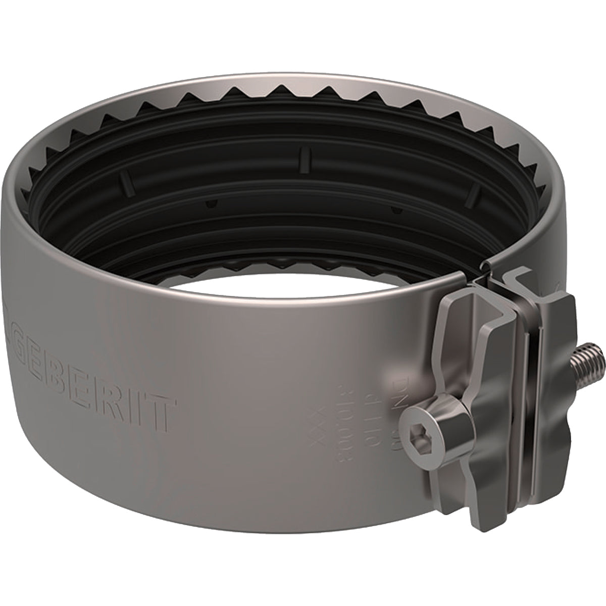 56 mm Kromstålskobling Silent db20 Geberit