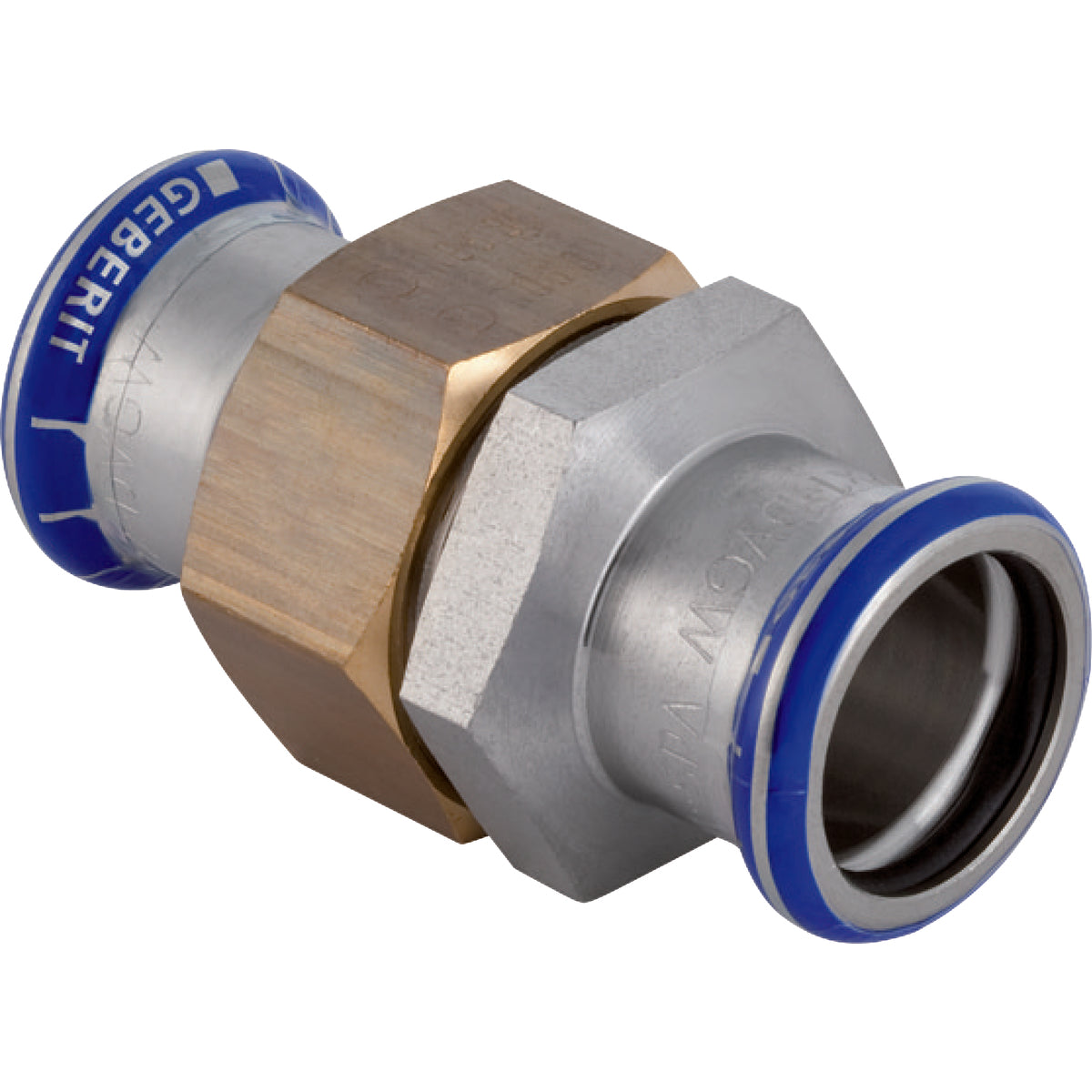 42mm union muf/muf Mapress RF/messing