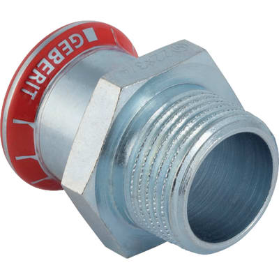 Geberit Mapress FZ Overgang 28mm x 3/4", muffe/nippel