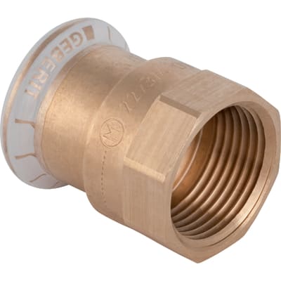 22 mm x 1/2" Overgang CU muffe/muffe Mapress