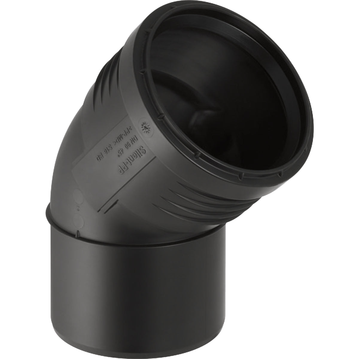 90 mm x 45° Bøjning Silent PP Geberit