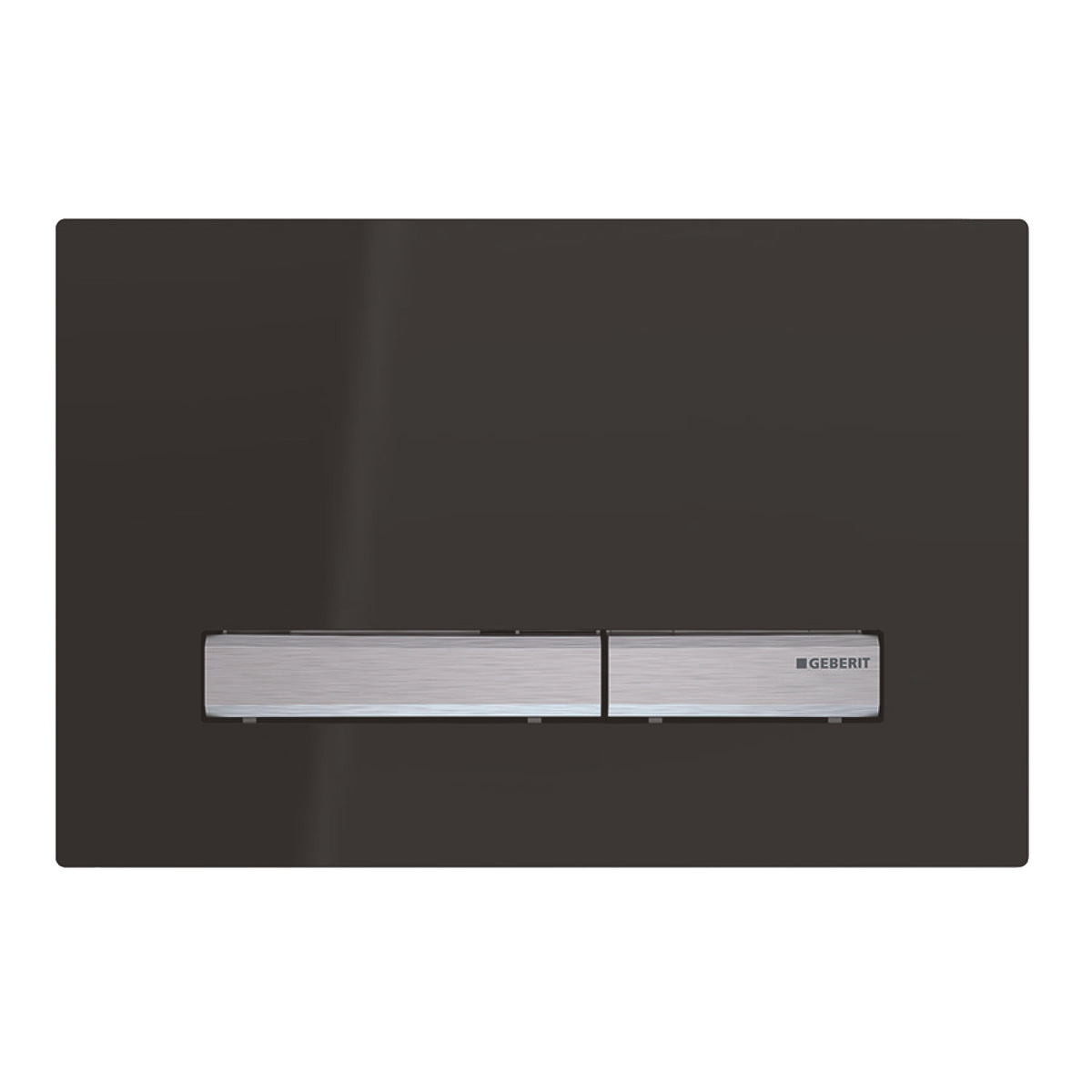 Geberit Sigma 50 betjeningsplade i sort/krom
