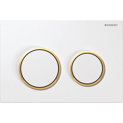 Betjeningsplade Omega 20, hvid/guld/hvid