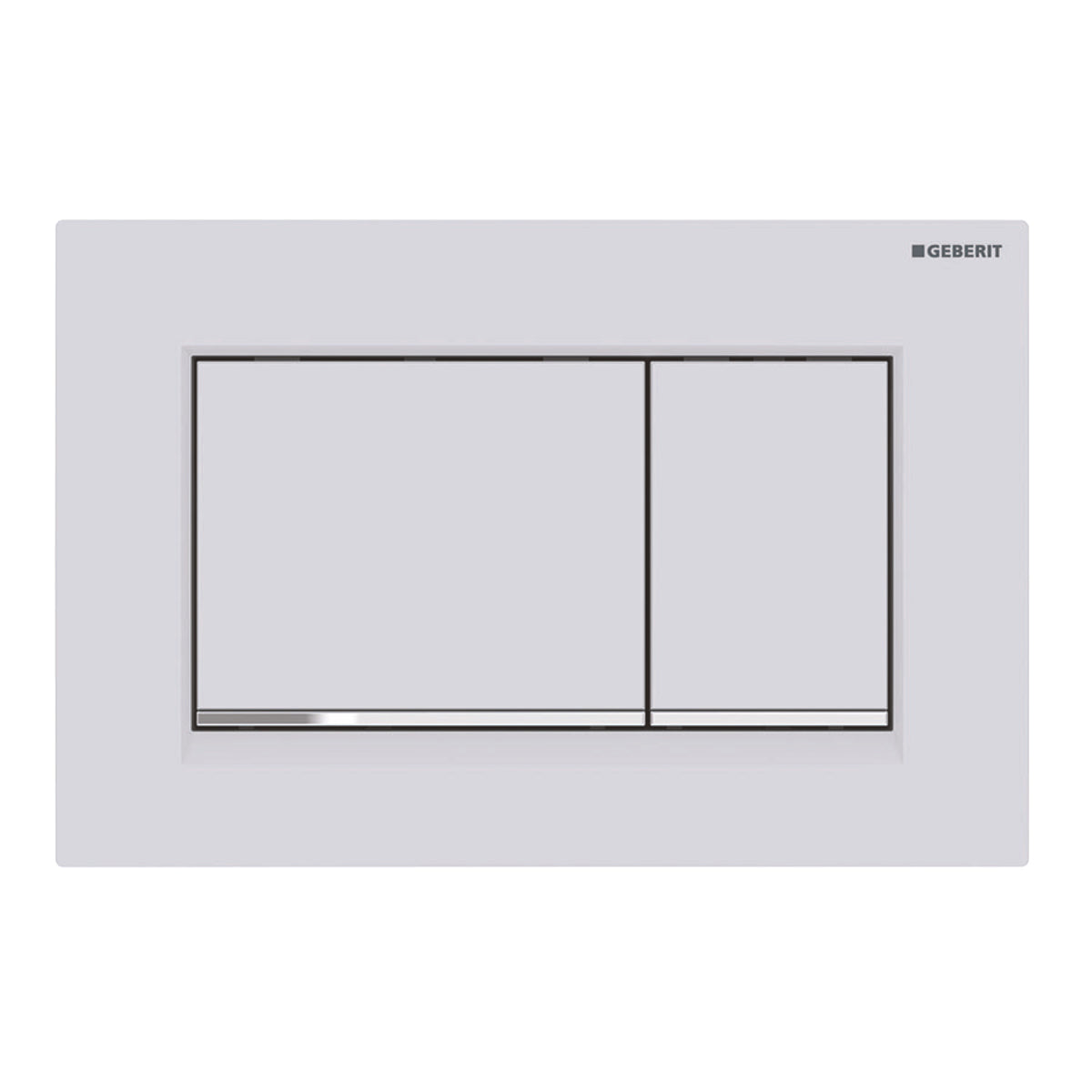 Geberit Sigma 20(Ex.30) betjeningsplade i mat alpin/hvid