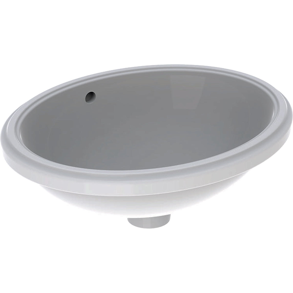 variform vask underl. oval 42cm, hvid kt