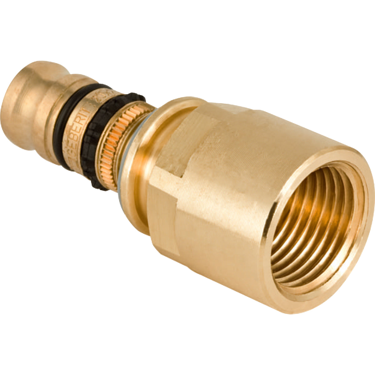 20 mm x 3/4" Overgang med muffe Mepla