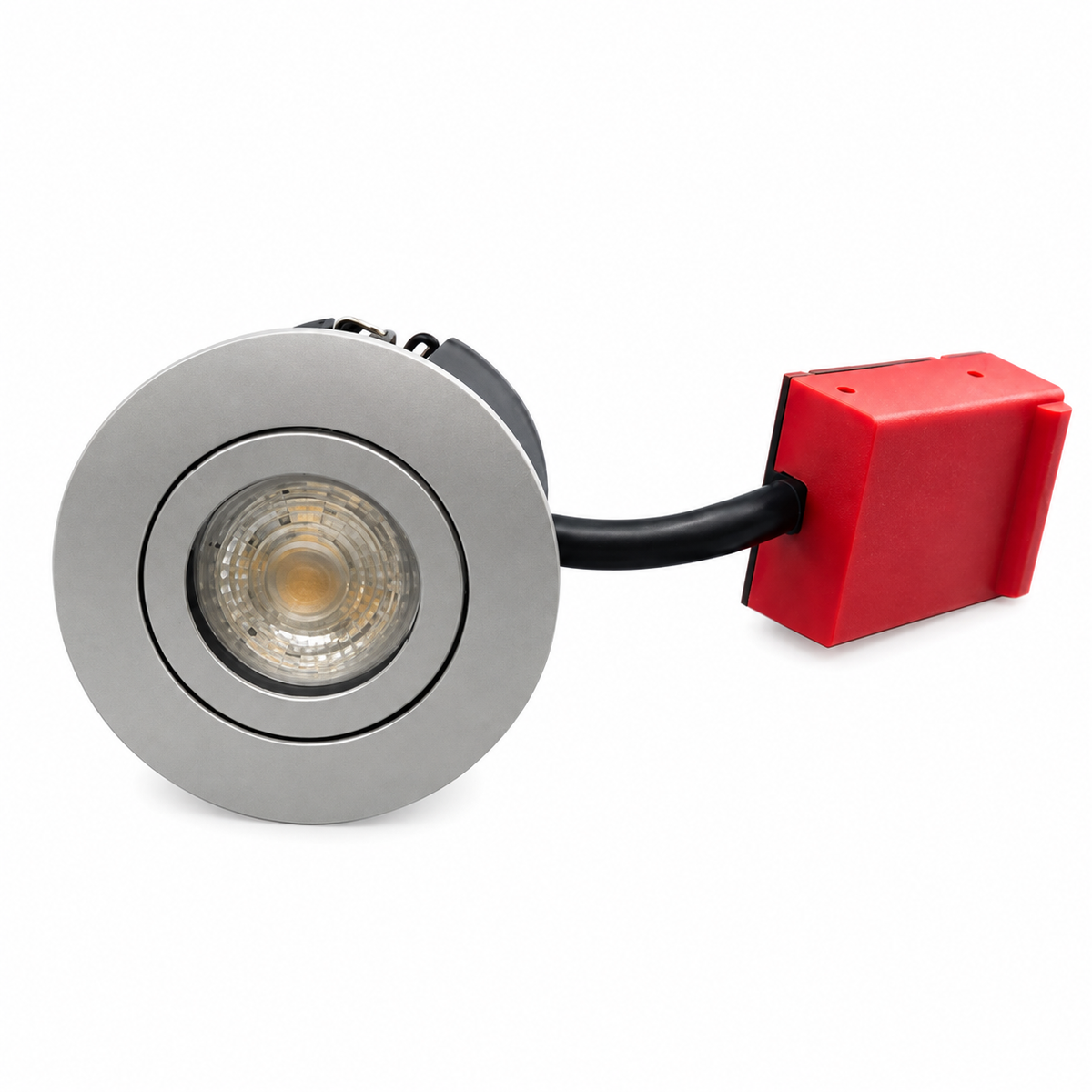 Daxtor Easy 2-Change GU10 downlight Ø87 mm – aluminium