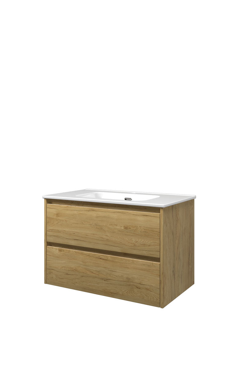 Sanibell Proline møbelsæt 81x46,8cm ideal eg, 2 softclose skuffer
