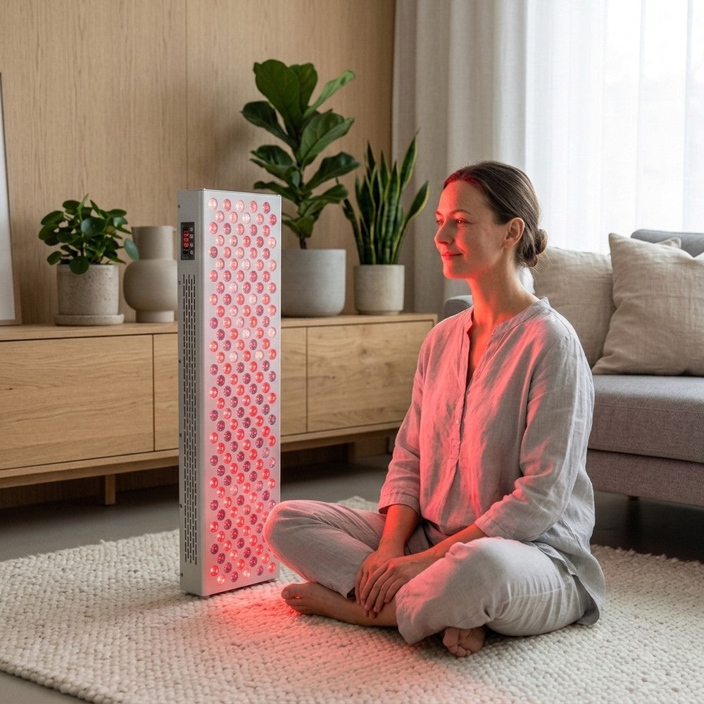 Vitality PRO 1000 Infrarød Lysterapi - 300W panel i hvid farve, 230V input