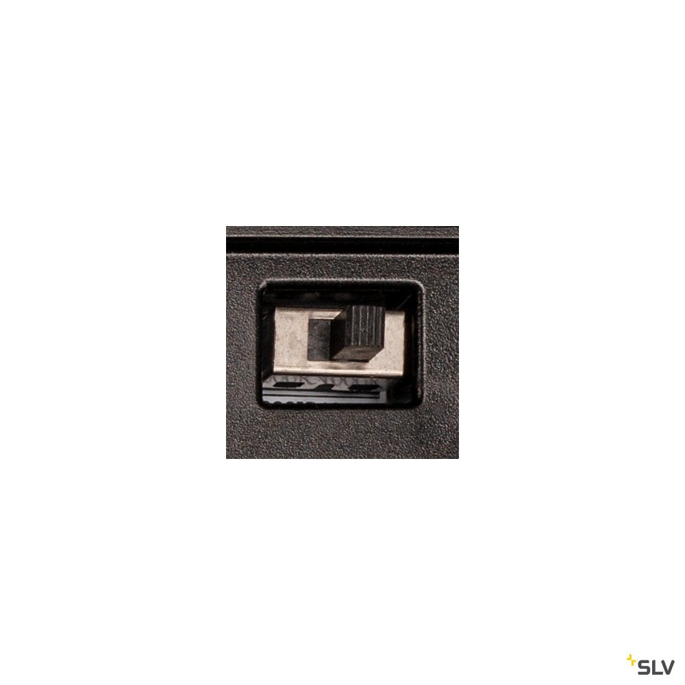 L-LINE OUT 50 bedlampe, 7W, 3000/4000K, IP65, antracit