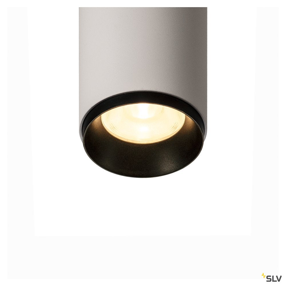 NUMINOS S, spot, 3000K, 1020 lm, 36°, til 3-faset, hvid/sort