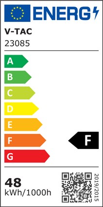 V-Tac 48W LED armatur - 150 cm, vandtæt (IP65), 5200lm, RA80, 230V
