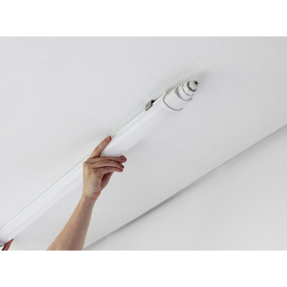 V-Tac 48W LED armatur - 150 cm, vandtæt (IP65), 5200lm, RA80, 230V