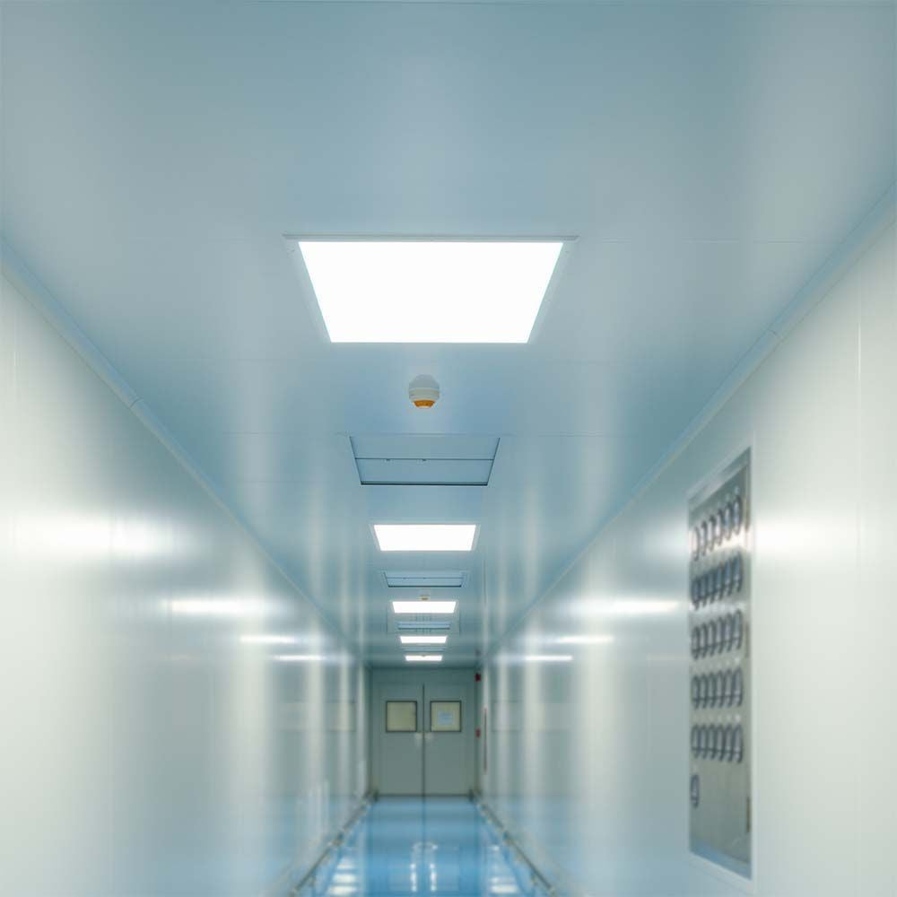 V-Tac 60x60 LED panel med bagbelyst kant - 25W, 180lm/w, hvid kant