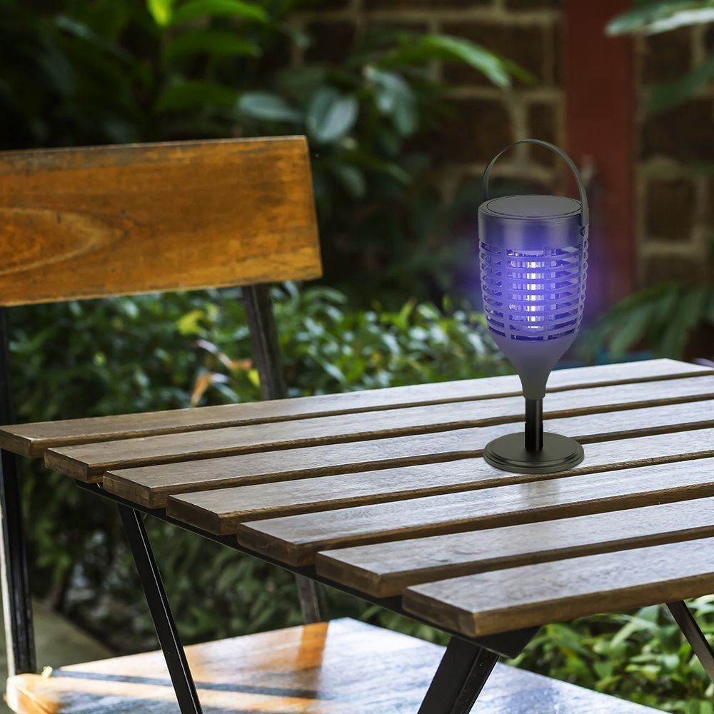 VTac solcelle insektlampe - Sort, 3-i-1 med IP24 beskyttelse og 1,3W effekt
