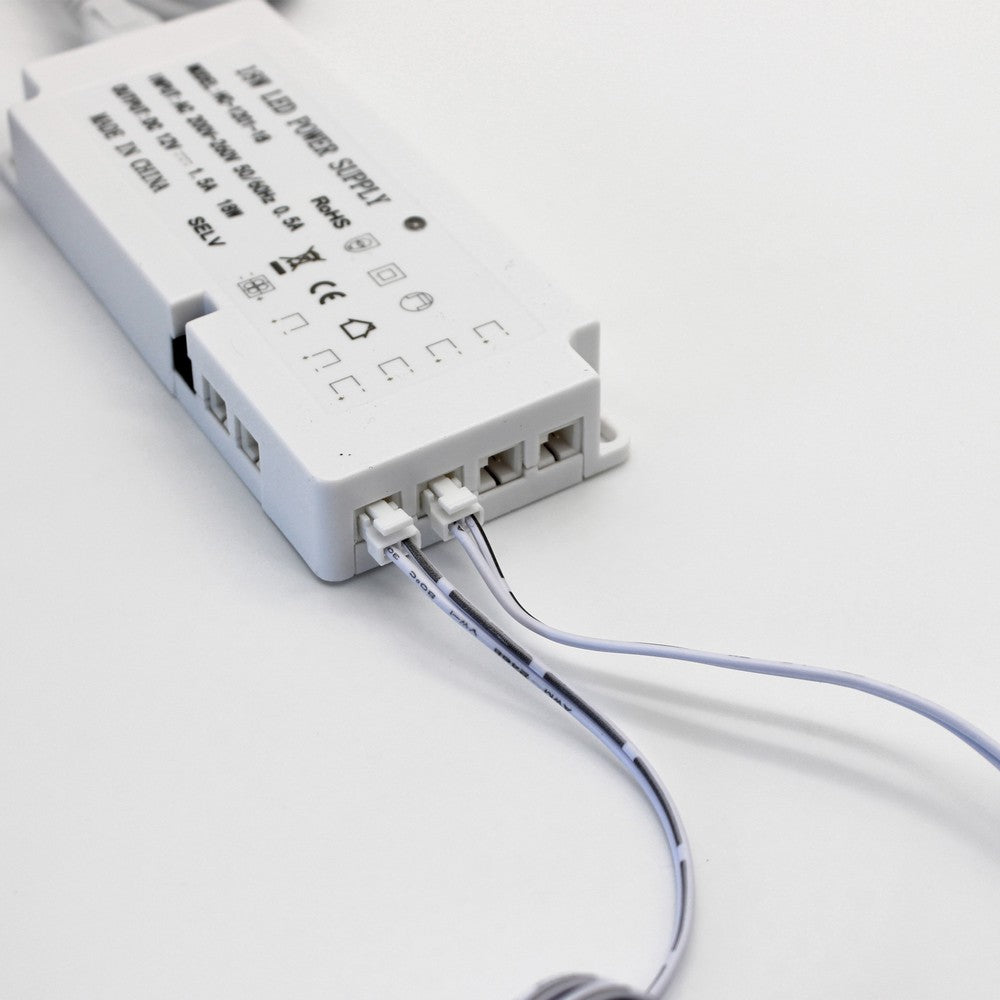 LEDlife Reco68 møbelspot - Sort, inkl. strømforsyning (3 stk.), 2,5W, 12V, 180lm, RA80
