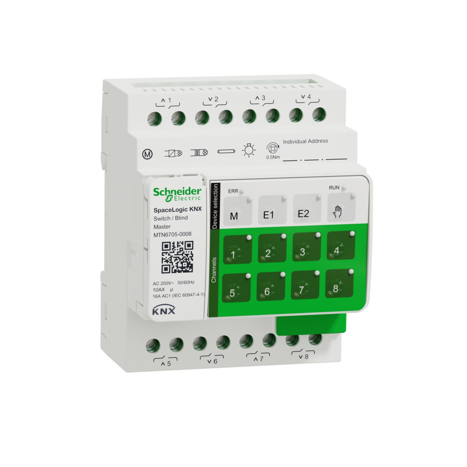 SpaceLogic KNX 8 x relæ/persienne master