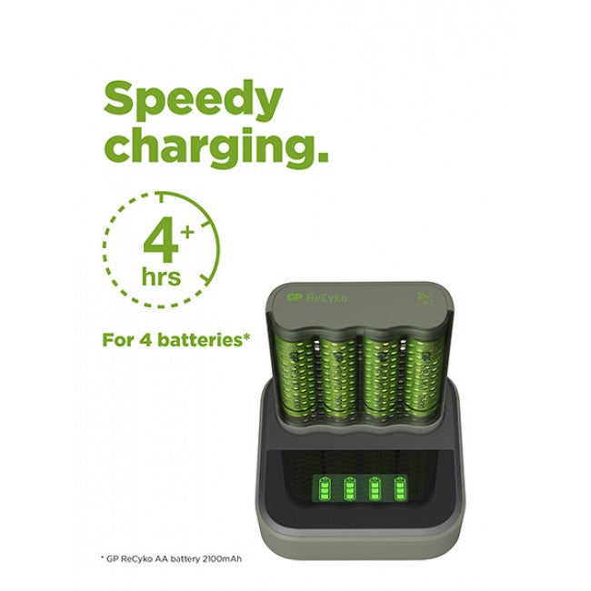 GP hurtig batterioplader m/dock