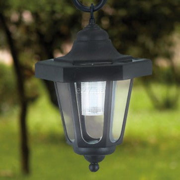 Eglo solcelle hængende lanterne med spyd, H740 mm, sort