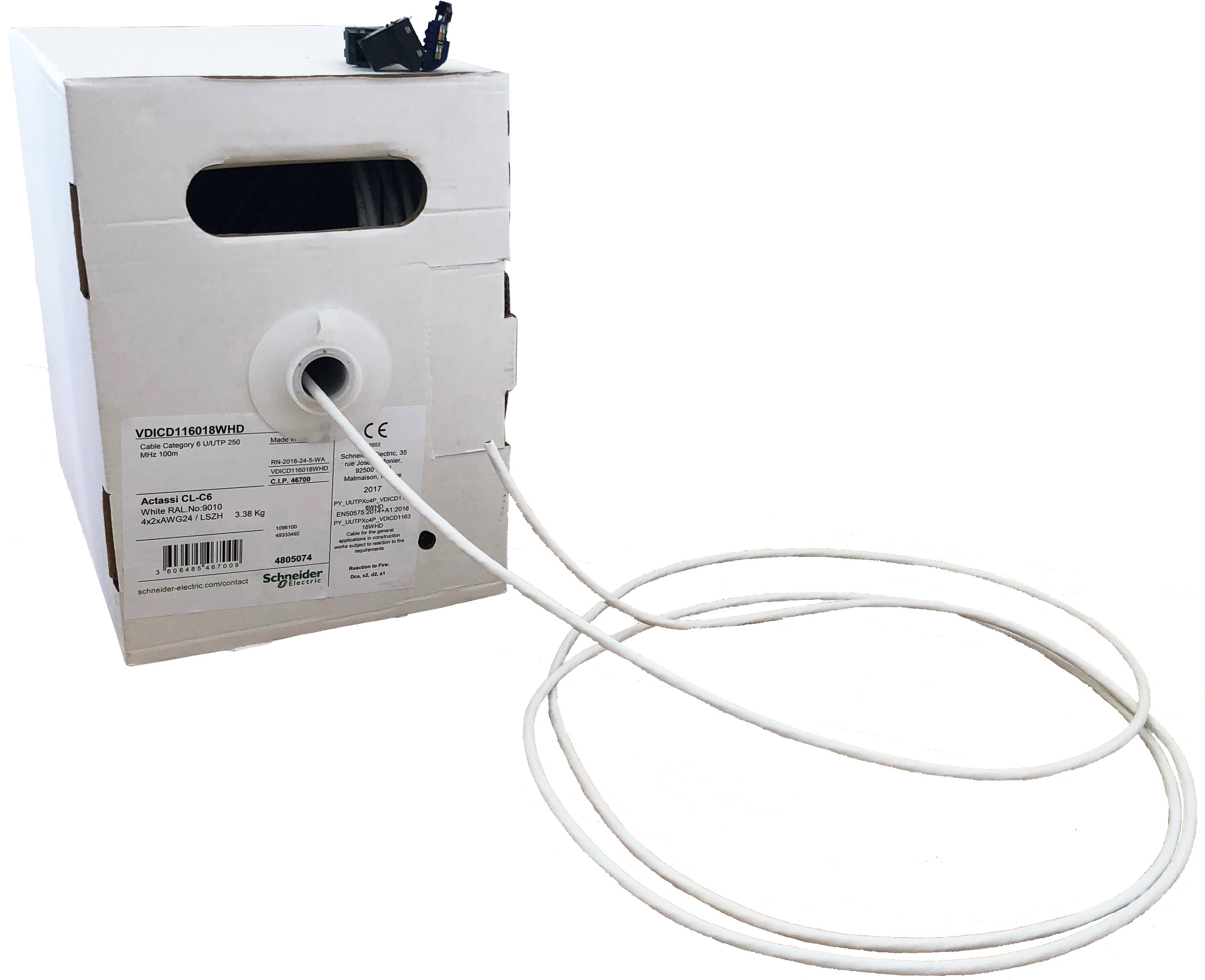 ACTASSI KABEL KAT6 U/UTP 4P 100M DCA HV