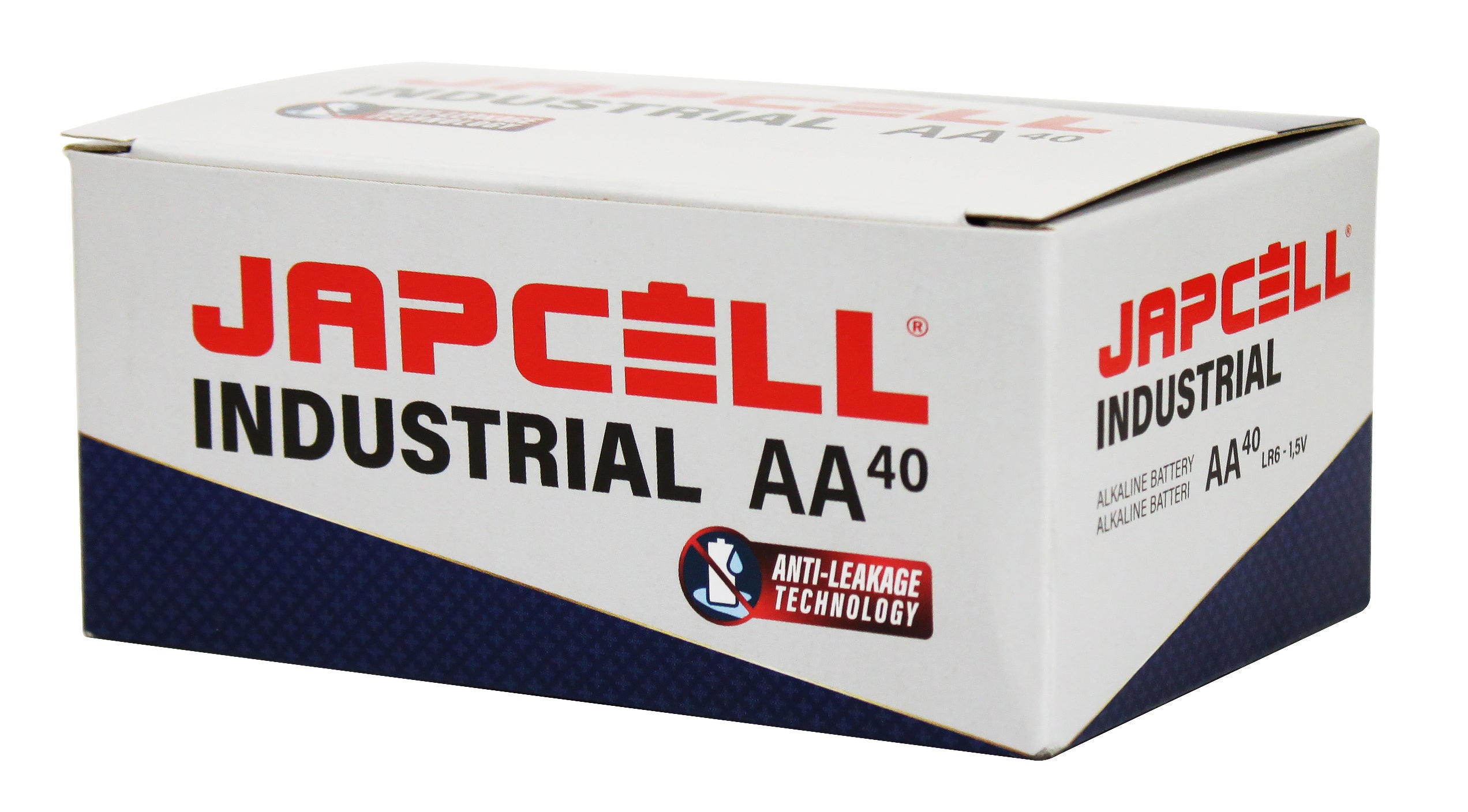 Japcell Industrial batteri 1,5 V, AA/LR06, 40 stk.