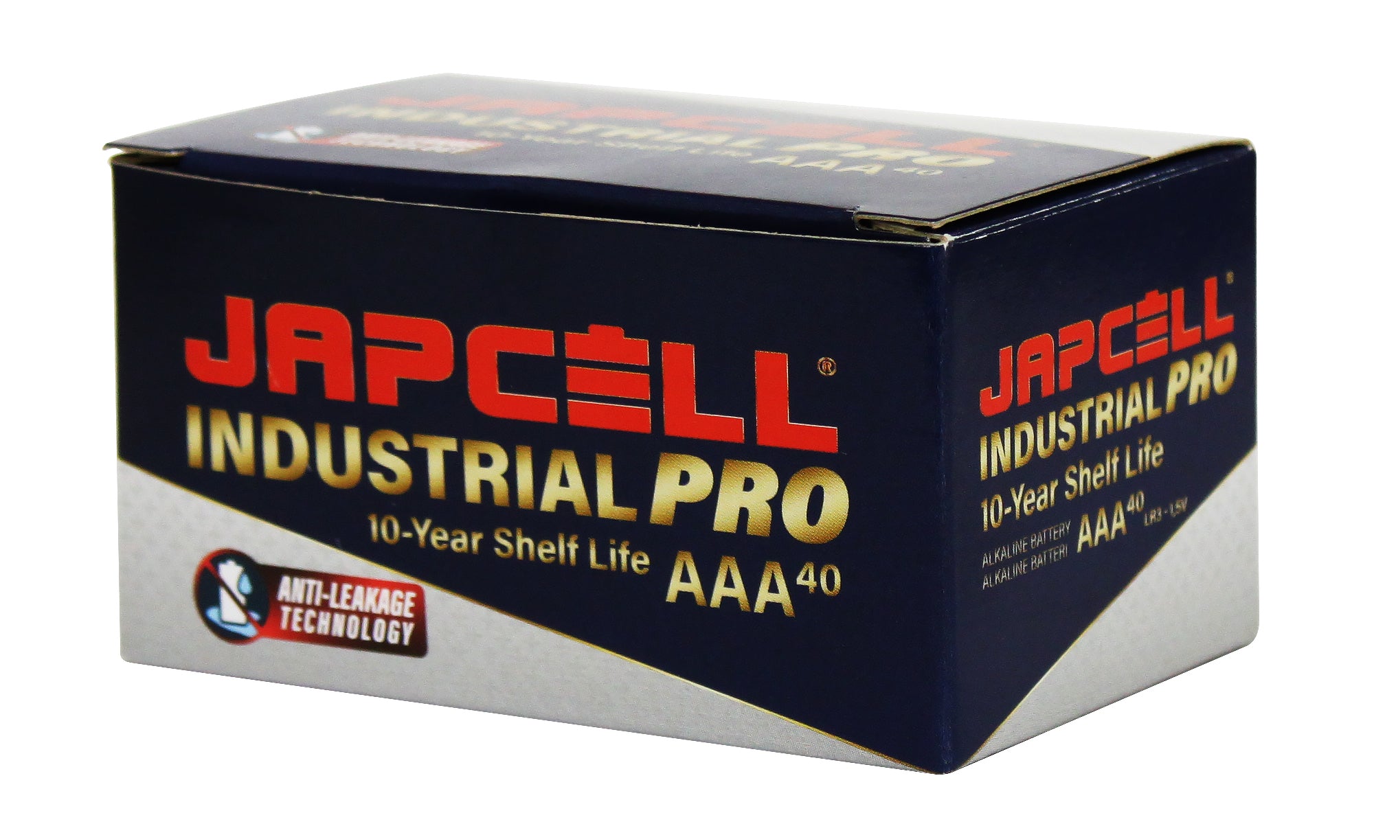 Japcell Industrial PRO batteri, AAA/LR03, 40 stk.