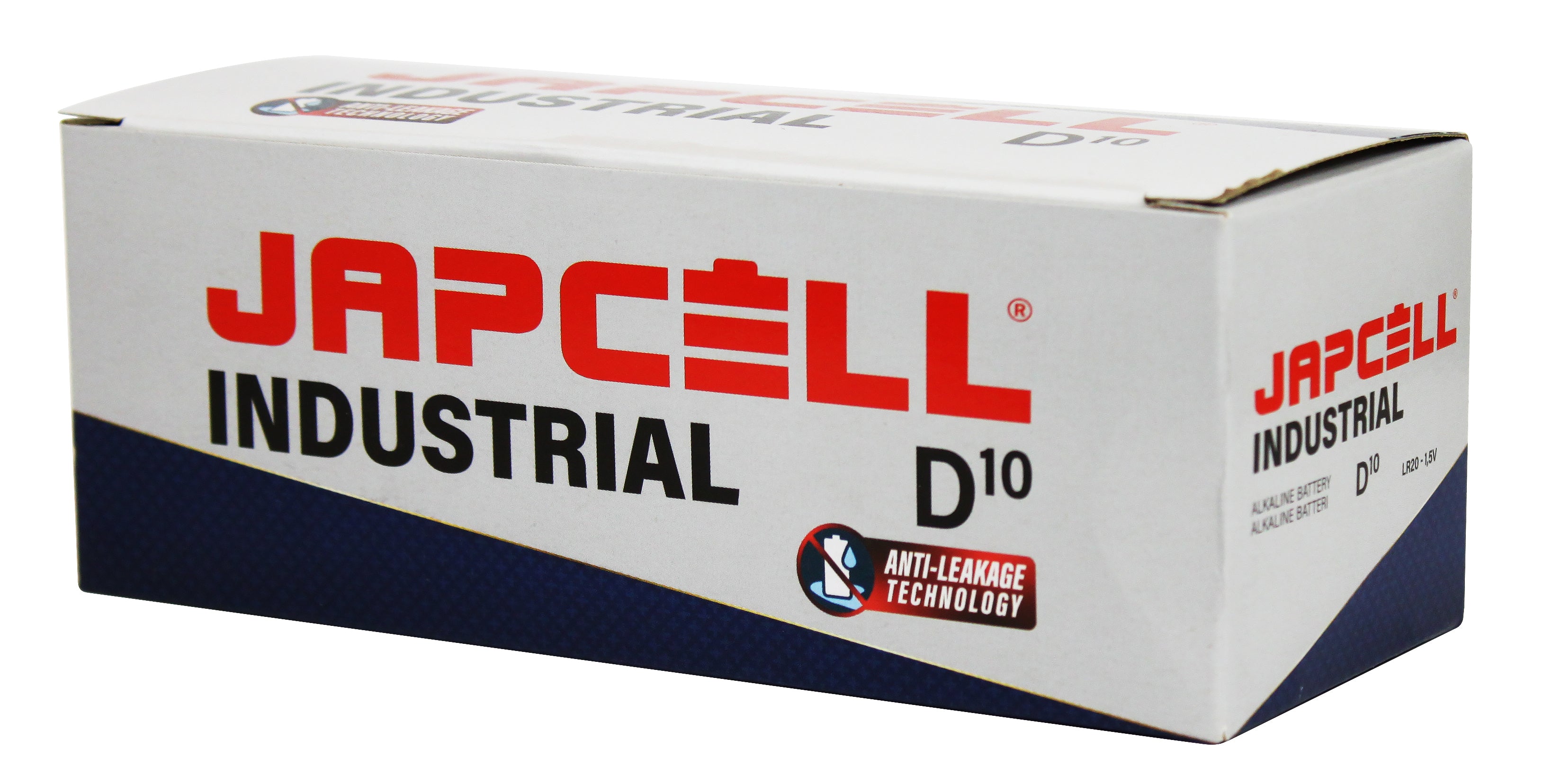 Japcell Industrial batteri, D/LR20, 10 stk.