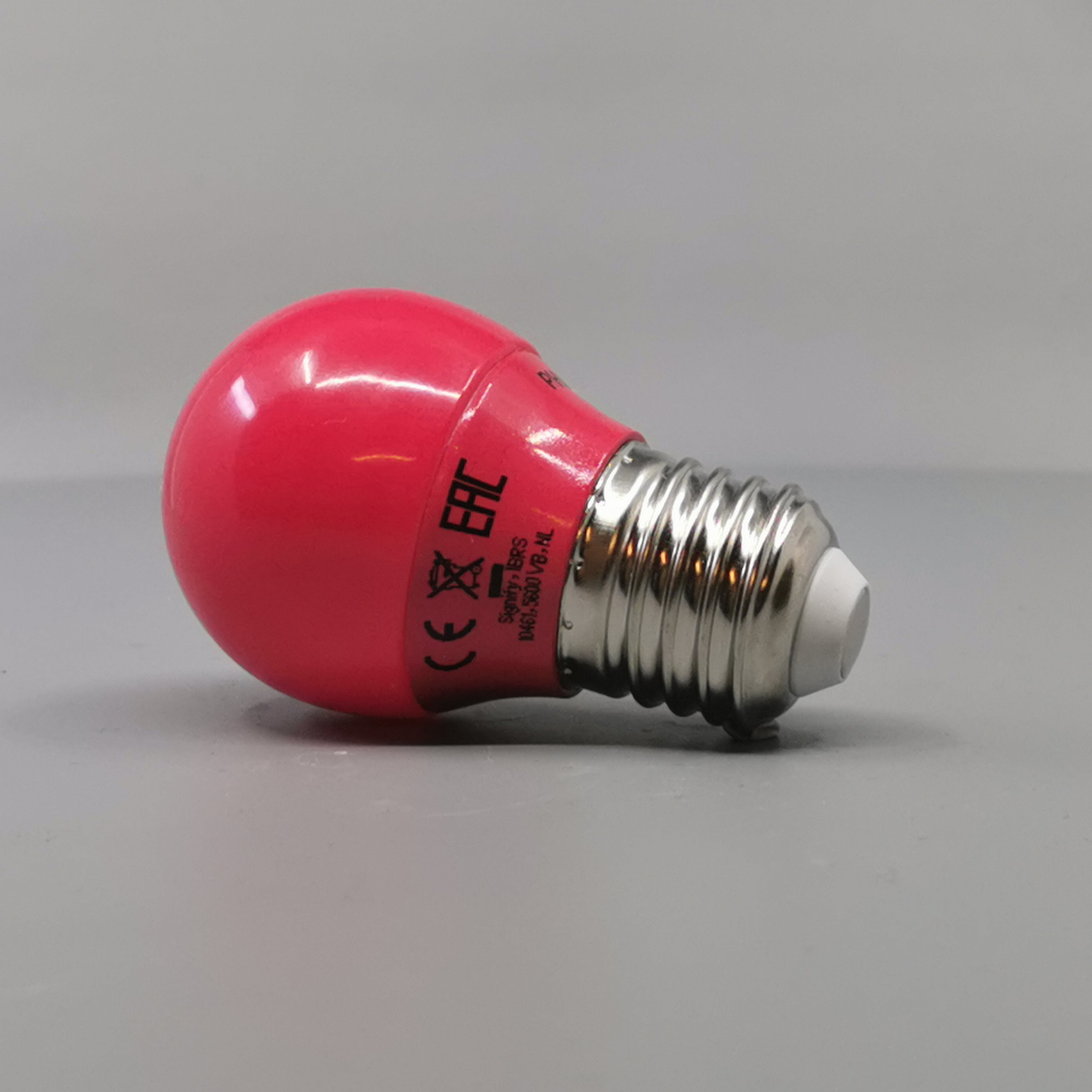 Philips LED Krone Kulørt 3,1W P45 E27 Rød