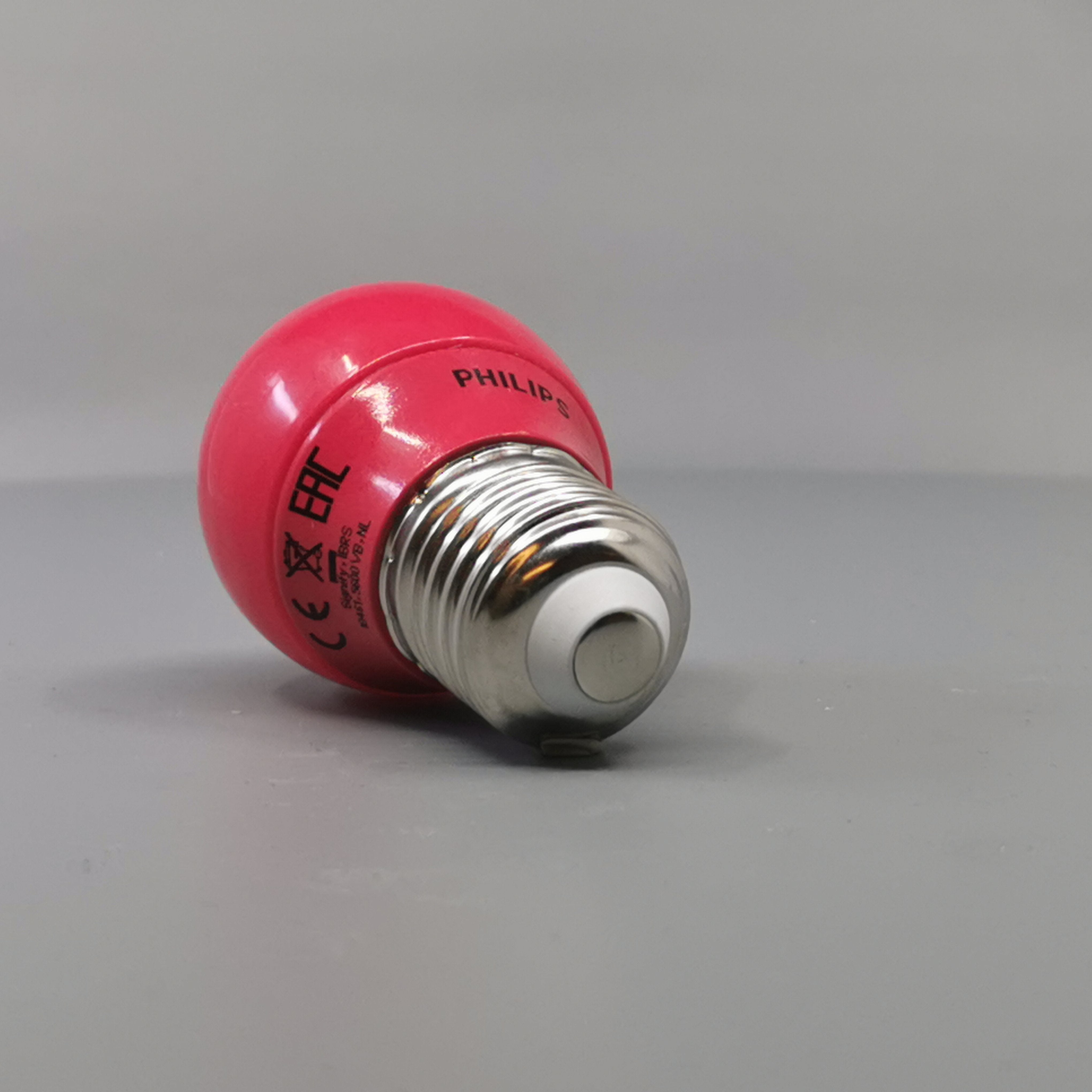 Philips LED Krone Kulørt 3,1W P45 E27 Rød