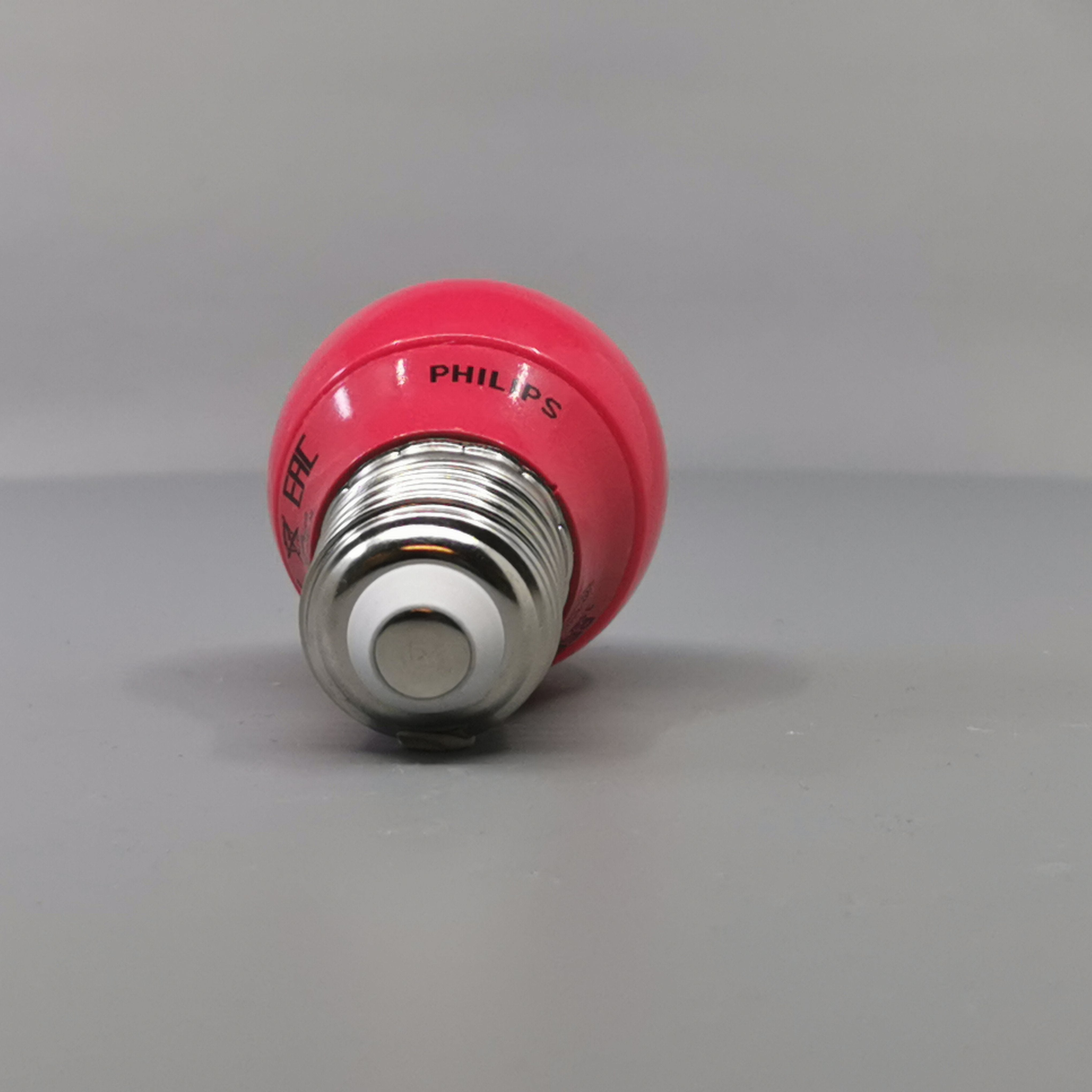 Philips LED Krone Kulørt 3,1W P45 E27 Rød