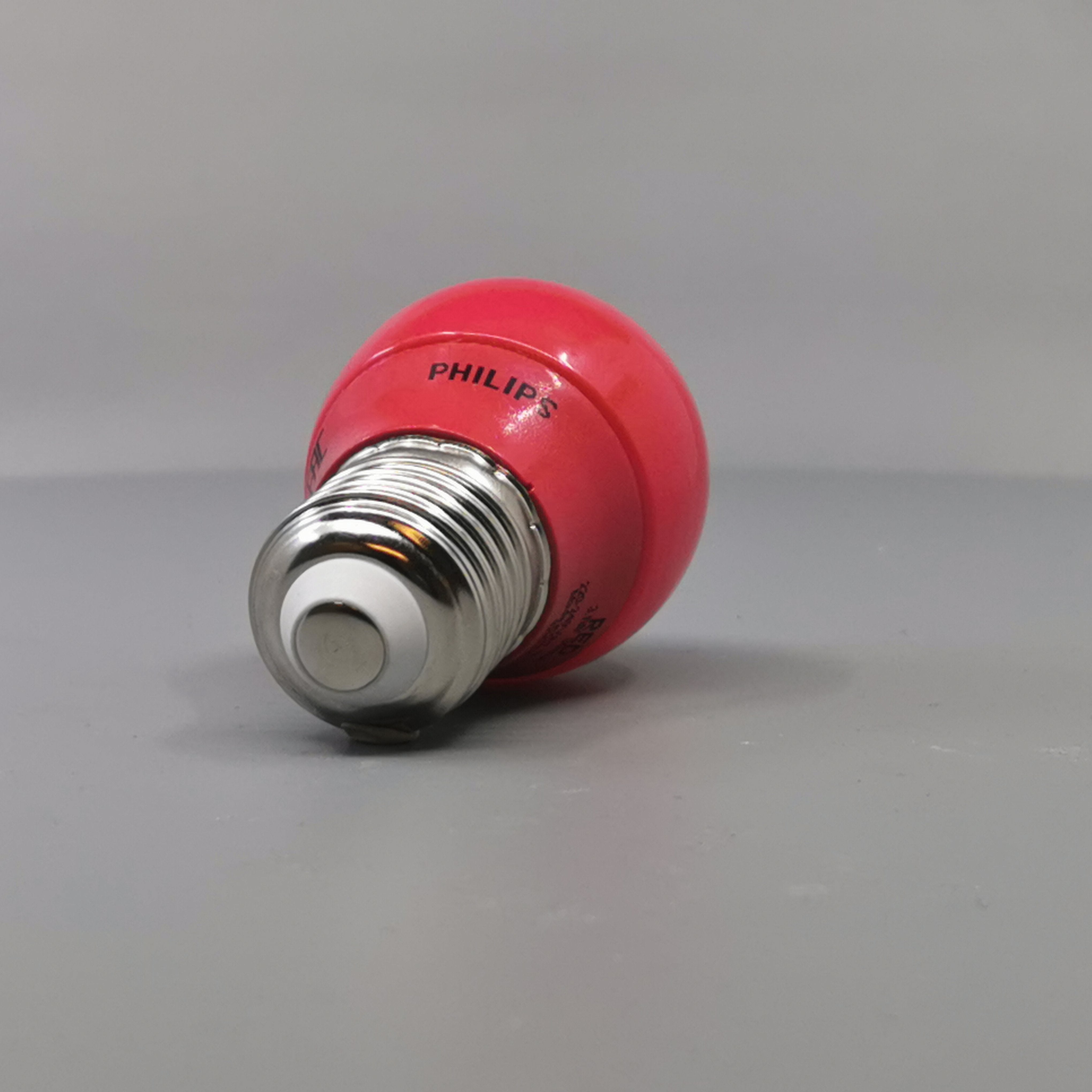 Philips LED Krone Kulørt 3,1W P45 E27 Rød