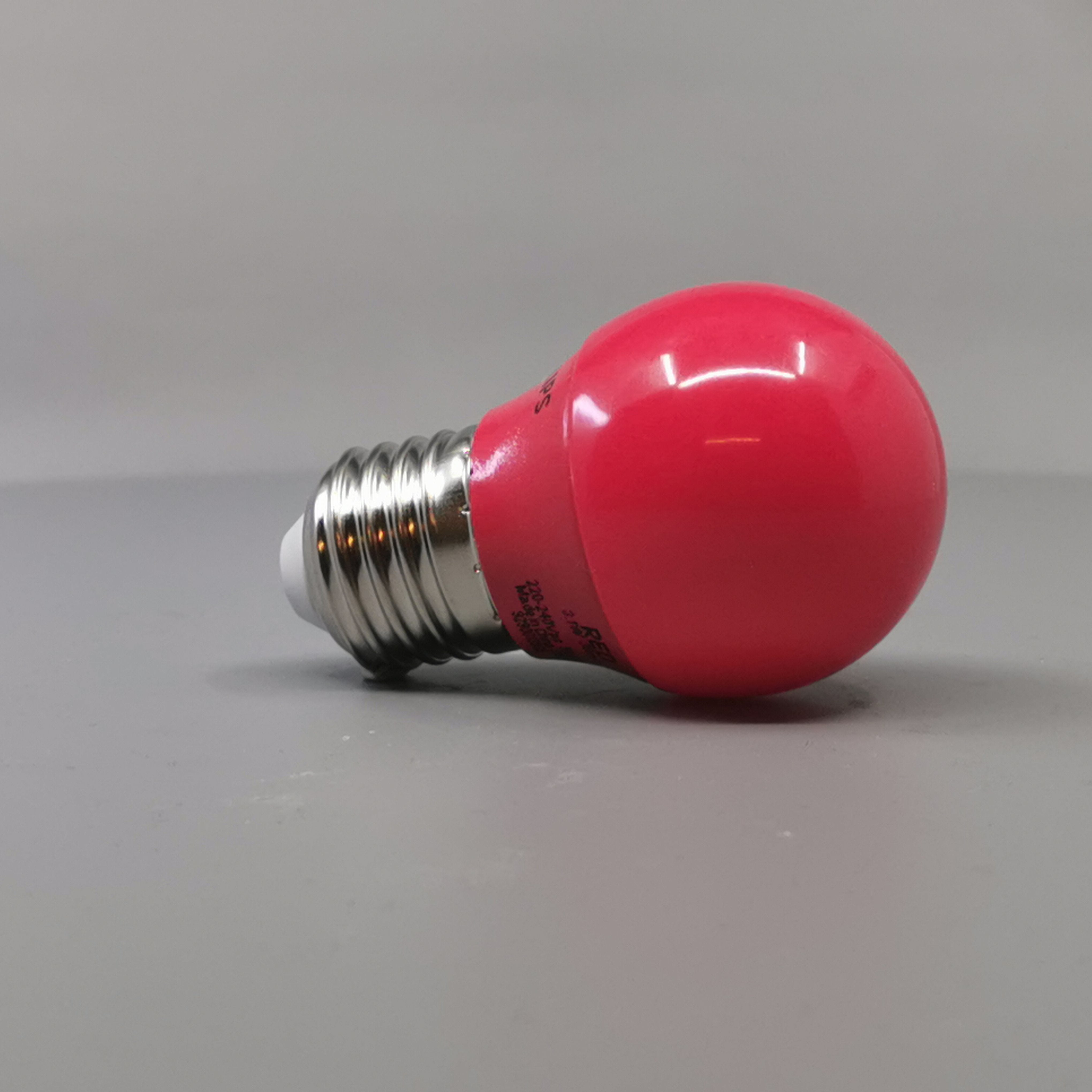 Philips LED Krone Kulørt 3,1W P45 E27 Rød