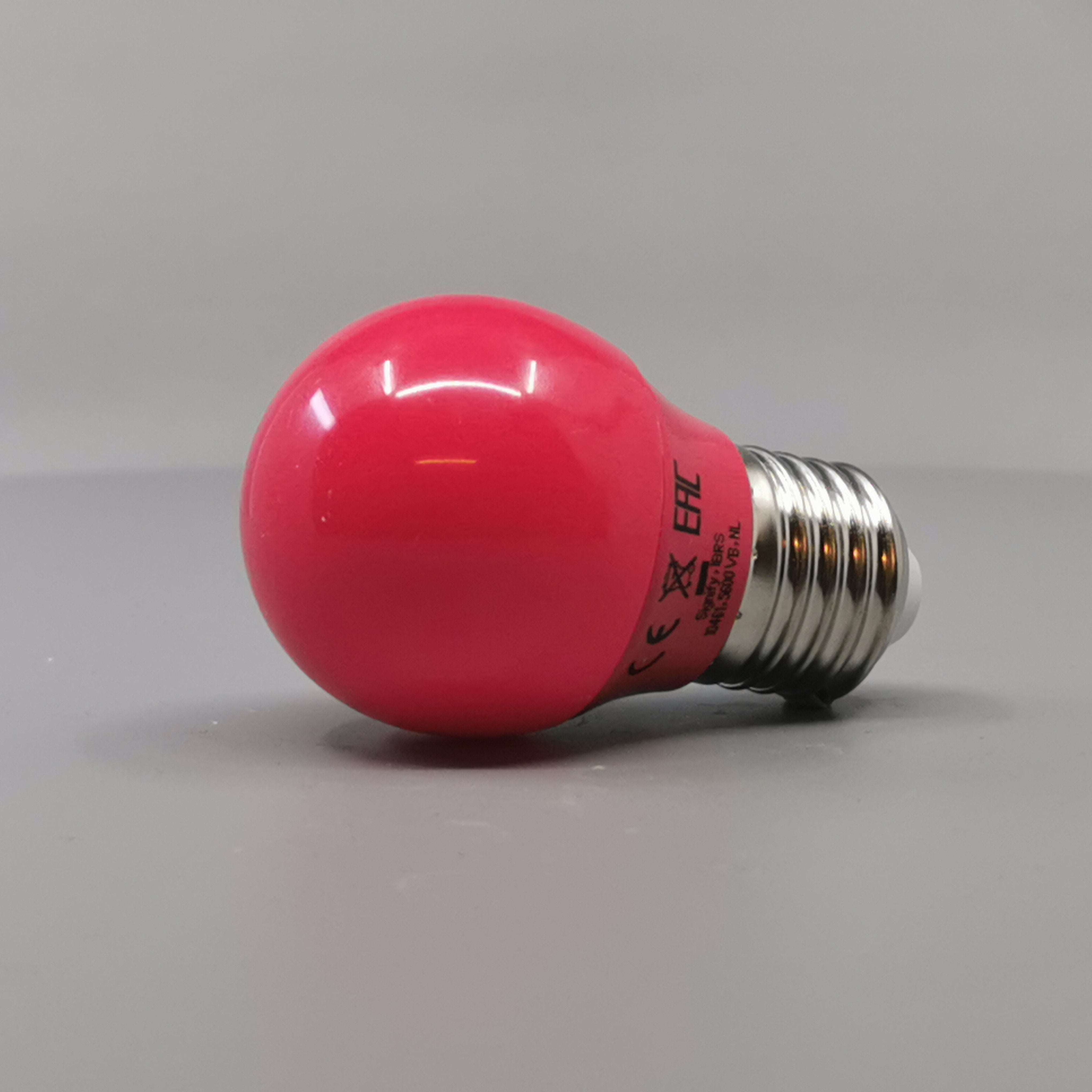 Philips LED Krone Kulørt 3,1W P45 E27 Rød