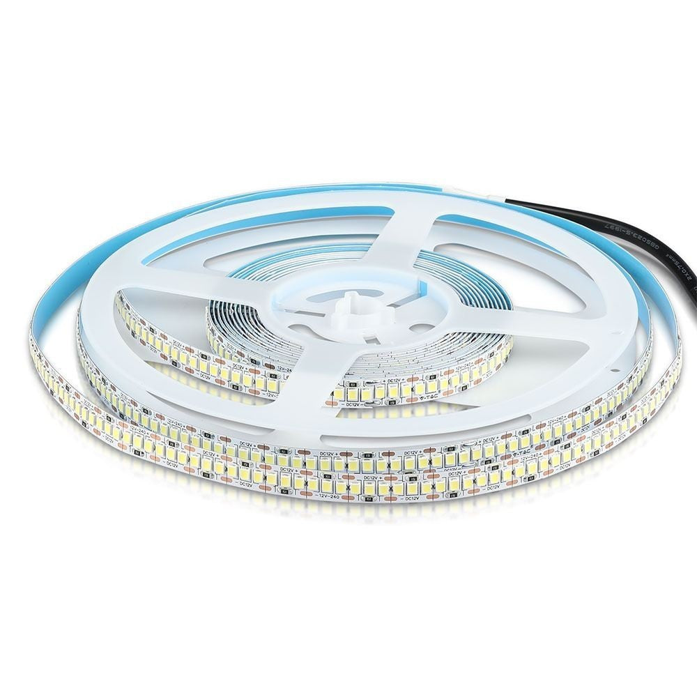 V-Tac 18W/m LED strip - høj lumens - 5m, IP20, 240LED, 12V, 3000lm, RA80