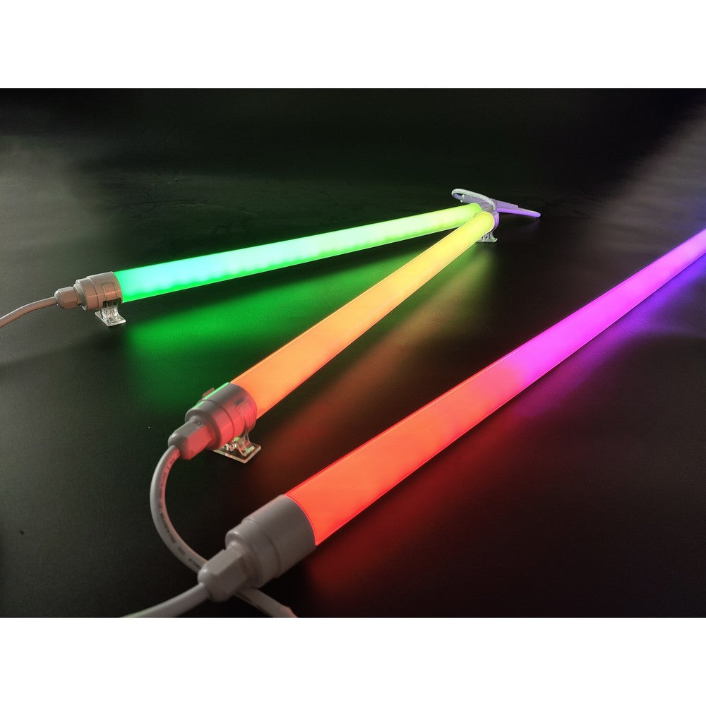 CyberTube 120cm RGBIC LED-stripe - 17W, Vandtæt (IP67), 24V