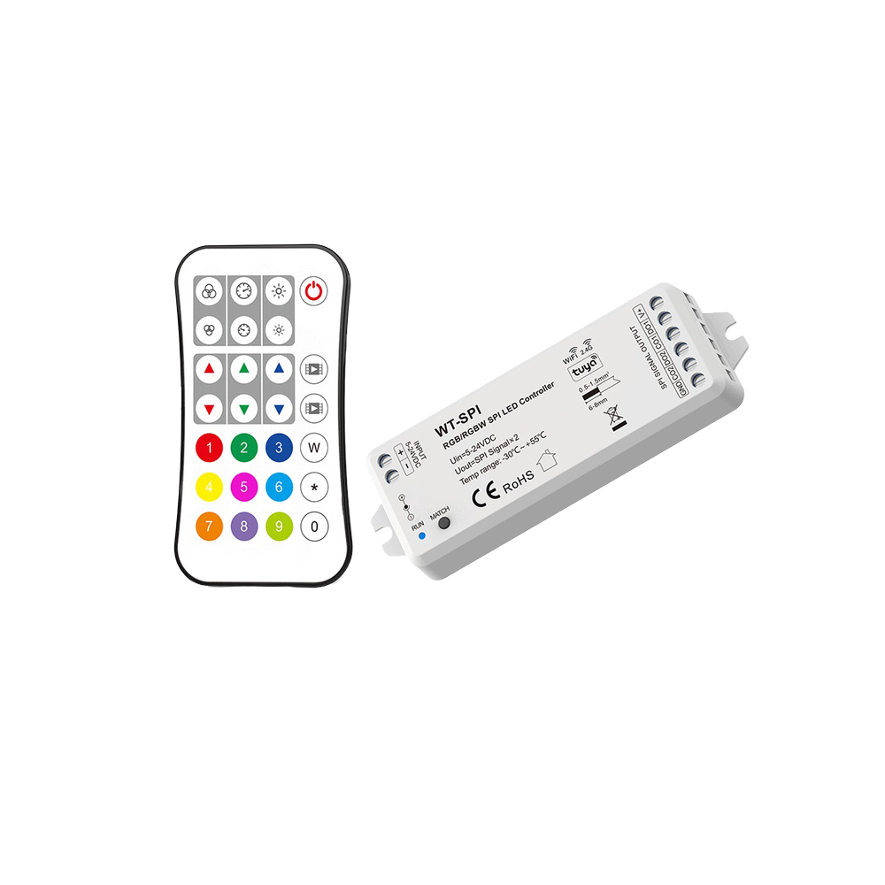 RGBIC+WW controller med fjernbetjening til Smart Home belysning - Styr din belysning med præcision og skab stemningsfulde lyskombinationer
