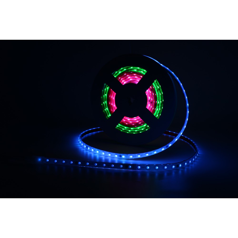 20m RGBIC LED strip sæt, 12W/m, 60 LED pr. meter, IP68, 24V