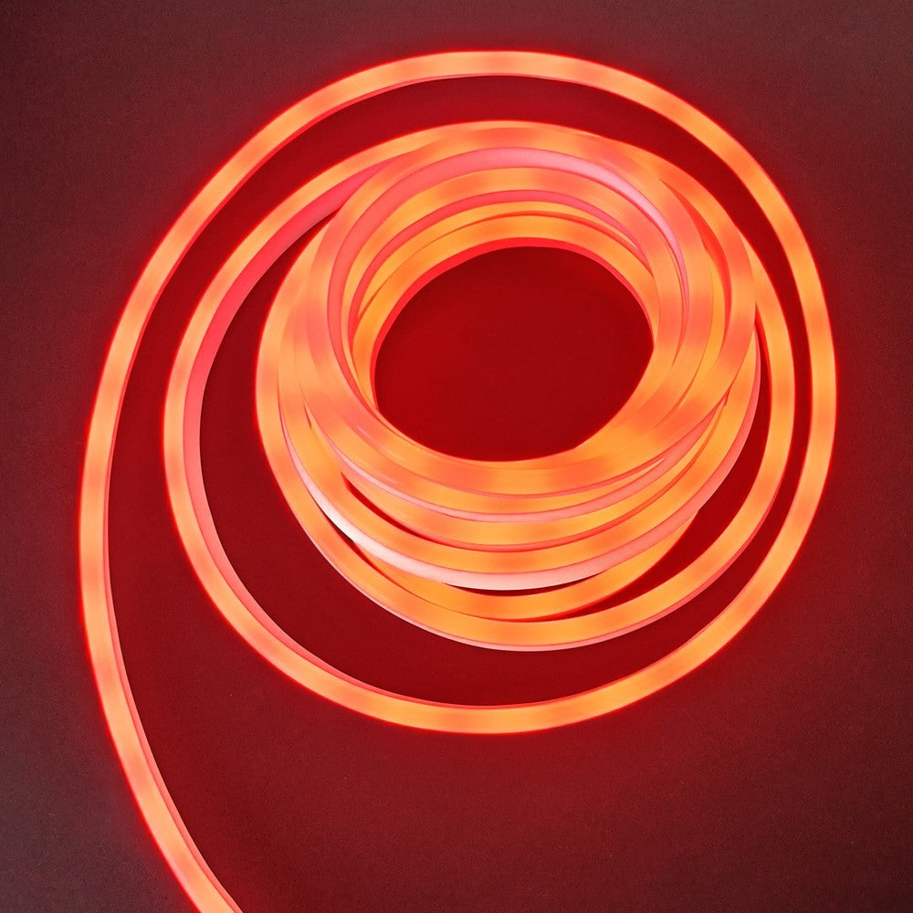 5m RGBIC Neon Flex komplet sæt - 8x16 neonflex, Bluetooth app, fjernbetjening, USB - 3W - 5V input